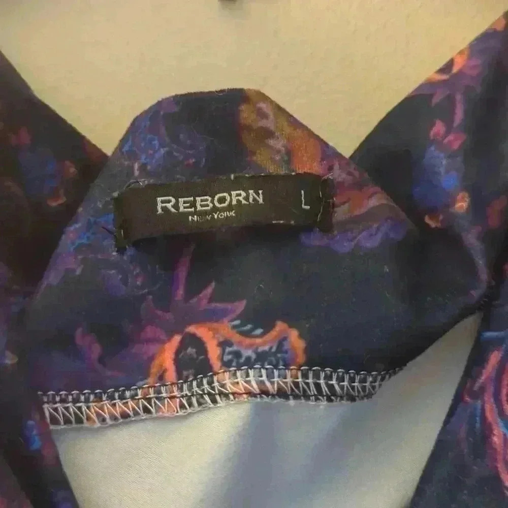 Cow neck floral long dress - Picture 2 of 3